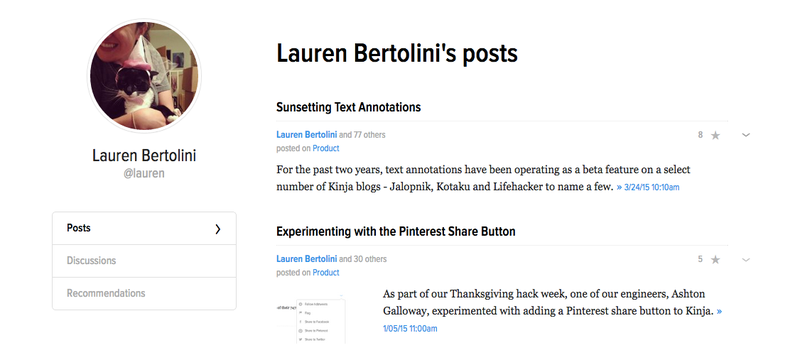 Illustration for article titled Introducing the profile page